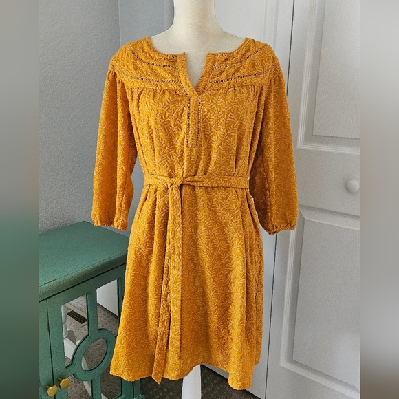 Anthropologie Embroidered Dress - Picture 2 of 7